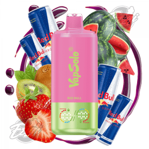 VAPSOLO TRIPLE - WATERMELON ICE & RED BULL & STRAWBERRY KIWI