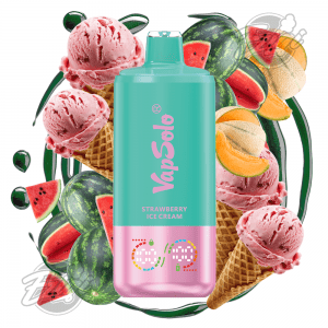 VAPSOLO TRIPLE - WATERMELON ICE & STRAWBERRY ICE CREAM & TRIPLE MELON