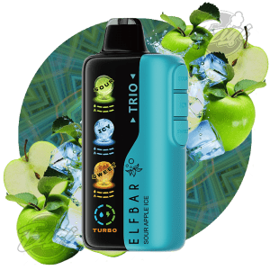 ELF BAR TRIO - SOUR APPLE ICE